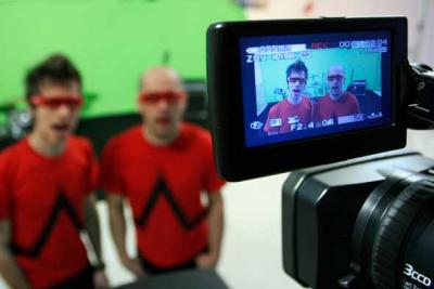 Shot from backstage, first video taken from debut album "Sexy Games For Happy Families"